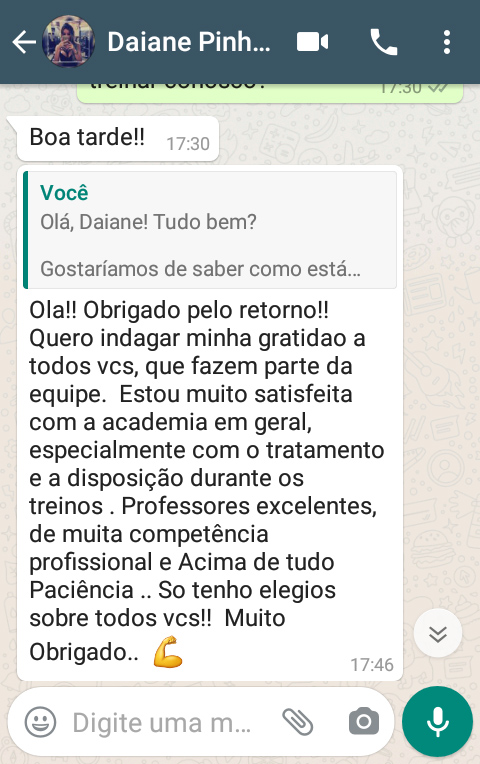 Depoimento de aluno 5